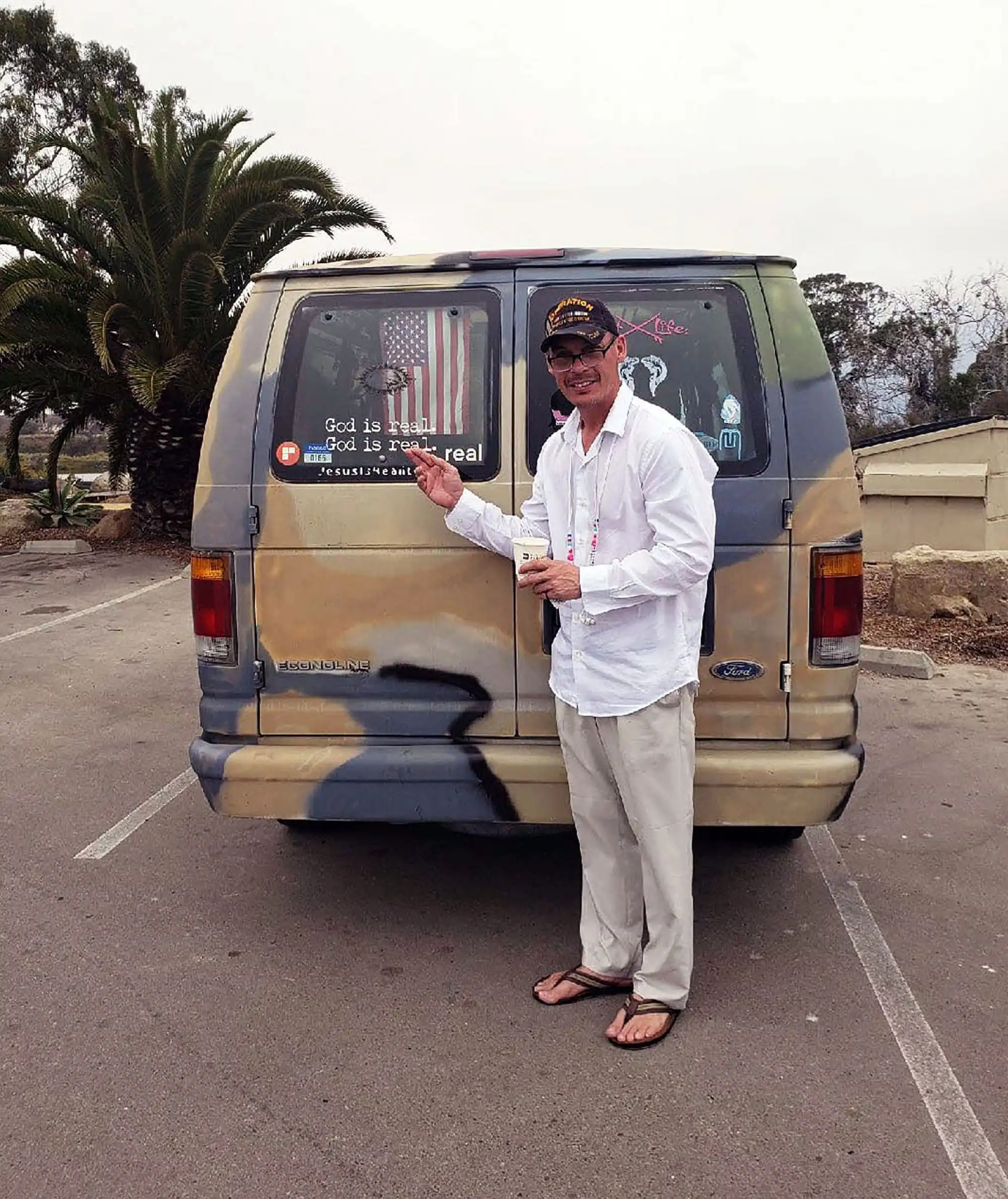Visiting California beaches where author David Haave grew up walking; always with God first, Ventura, CA, USA.